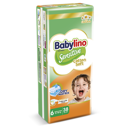 تصویر از پوشک ضد حساسیت بچه سایز 6 ولیوپک اکسترا لارج  (13 تا 18 کیلوگرم) 38 عددی